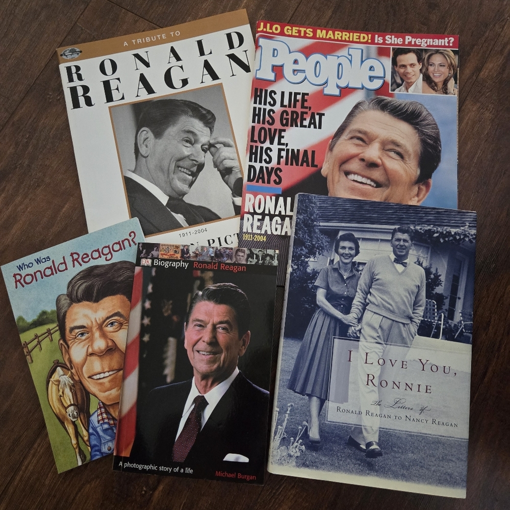Ronald Reagan Book Lot